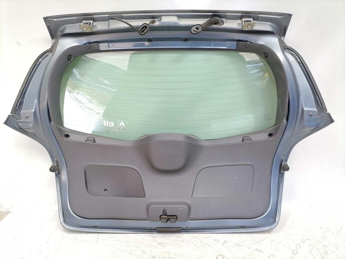 Renault Clio 3 original Heckklappe mit Heckscheibe TEJ47 Bleu gris Blau Bj.2006